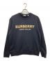 BURBERRY（バーバリー）の古着「ロゴスウェット」｜ブラック