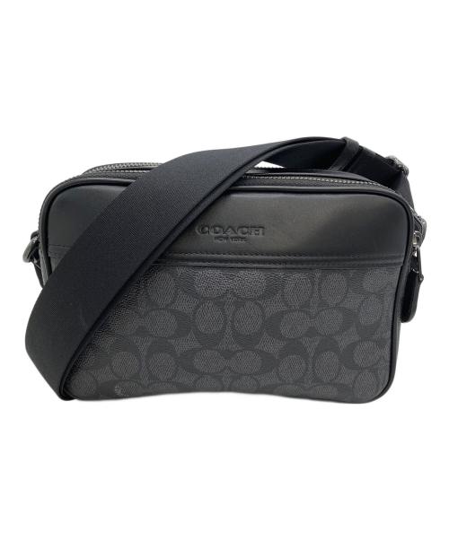 COACH（コーチ）COACH (コーチ) シグネチャー ショルダーバッグ ブラックの古着・服飾アイテム