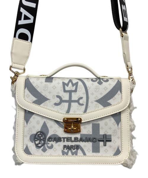 CASTELBAJAC（カステルバジャック）CASTELBAJAC (カステルバジャック) ショルダーバッグ アイボリーの古着・服飾アイテム