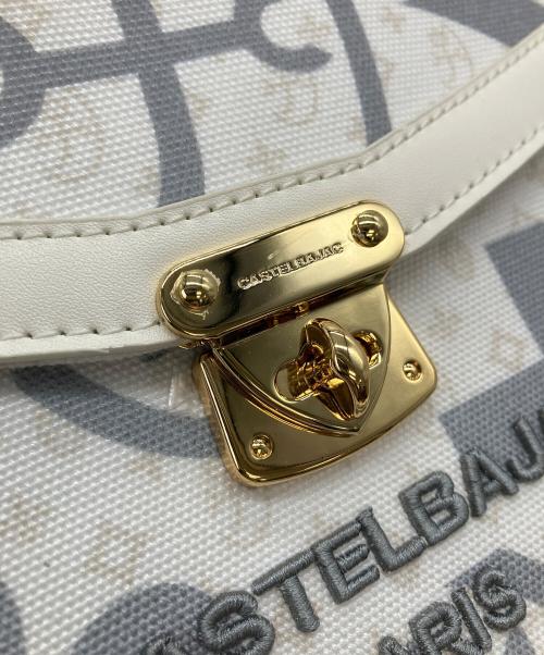 CASTELBAJAC（カステルバジャック）CASTELBAJAC (カステルバジャック) ショルダーバッグ アイボリーの古着・服飾アイテム