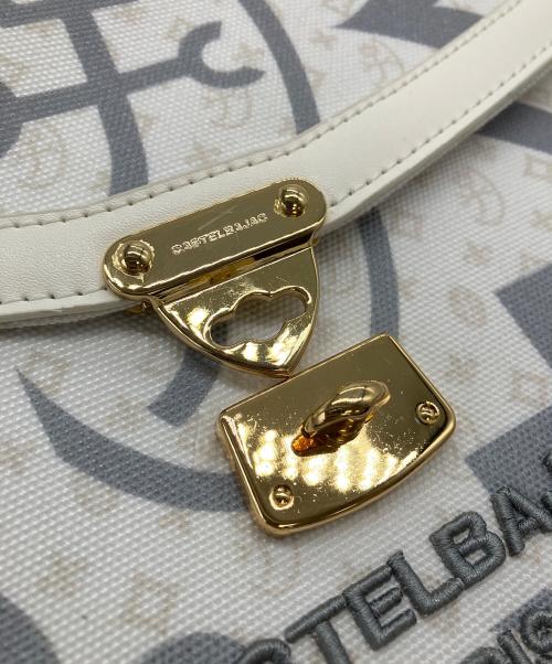 CASTELBAJAC（カステルバジャック）CASTELBAJAC (カステルバジャック) ショルダーバッグ アイボリーの古着・服飾アイテム