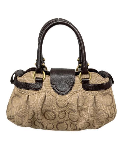 Salvatore Ferragamo（サルヴァトーレ フェラガモ）Salvatore Ferragamo (サルヴァトーレ フェラガモ) ガンチーニ ベージュの古着・服飾アイテム