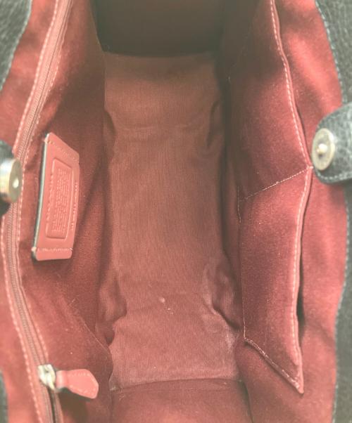 COACH（コーチ）COACH (コーチ) ハンドバッグ ブラックの古着・服飾アイテム