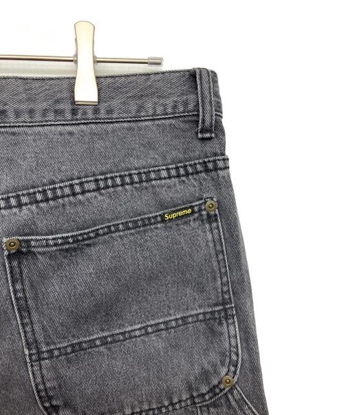 SUPREME（シュプリーム）SUPREME (シュプリーム) Cutoff Double Knee Denim　ハーフパンツ ブラック サイズ:86cm (W34)の古着・服飾アイテム