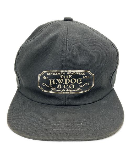 THE H.W.DOG&CO.（エイチダブリュードッグアンドコー）THE H.W.DOG&CO. (エイチダブリュードッグアンドコー) キャップ ブラックの古着・服飾アイテム