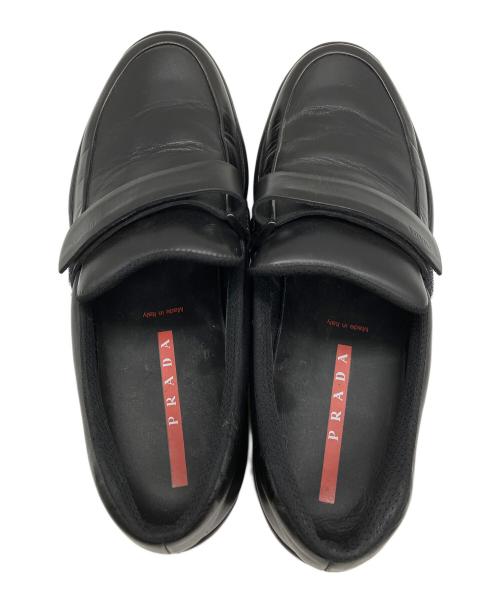 PRADA（プラダ）PRADA (プラダ) ローファー ブラック サイズ:8 1/2の古着・服飾アイテム