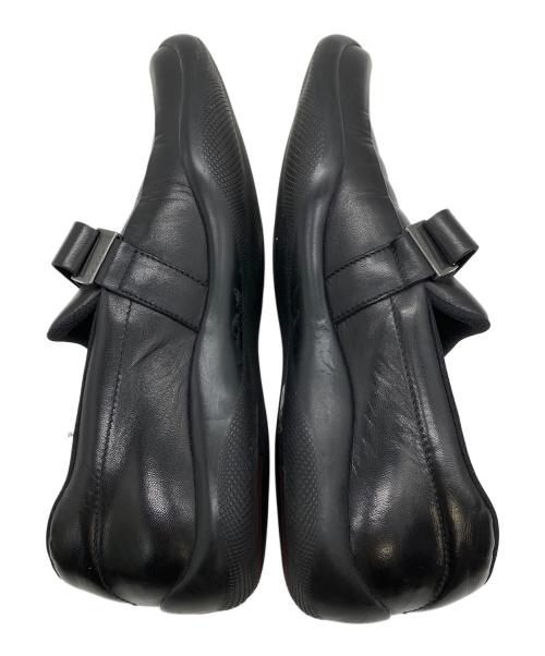 PRADA（プラダ）PRADA (プラダ) ローファー ブラック サイズ:8 1/2の古着・服飾アイテム