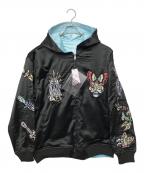 Ed Hardy×TRAVSエド ハーディー×トラビス）の古着「REVERSIBLE SOUVENIR JACKET」｜ブラック