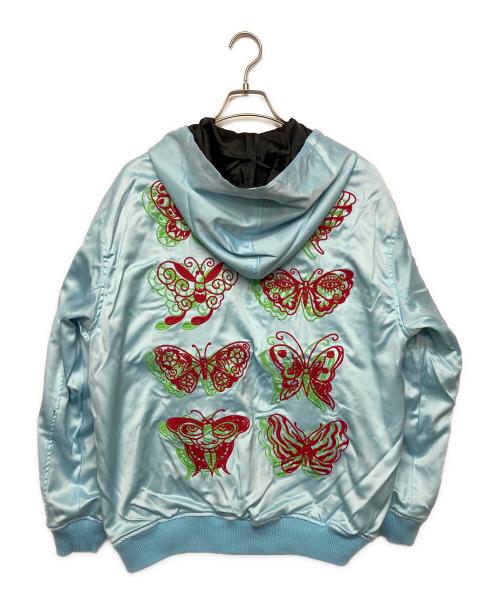 Ed Hardy（エド ハーディー）Ed Hardy (エド ハーディー) TRAVS (トラビス) REVERSIBLE SOUVENIR JACKET ブラック サイズ:Mの古着・服飾アイテム