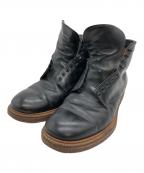 Alden×BEAMS MUNSON BOOTSオールデン×）の古着「レザーブーツ」｜ブラック
