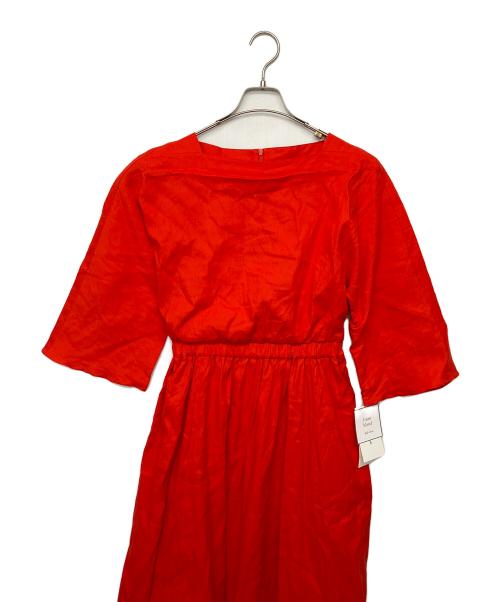 Mila Owen（ミラオーウェン）Mila Owen (ミラオーウェン) 長袖ワンピース レッド サイズ:１ 未使用品の古着・服飾アイテム