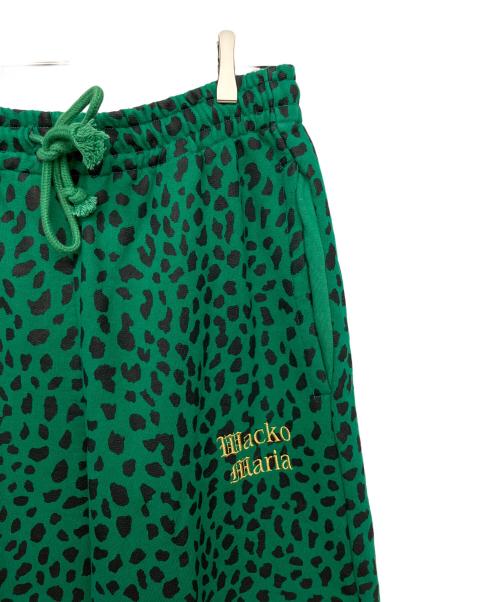 WACKO MARIA（ワコマリア）WACKO MARIA (ワコマリア) LEOPARD HEAVY WEIGHT SWEAT PANTS グリーン サイズ:Mの古着・服飾アイテム