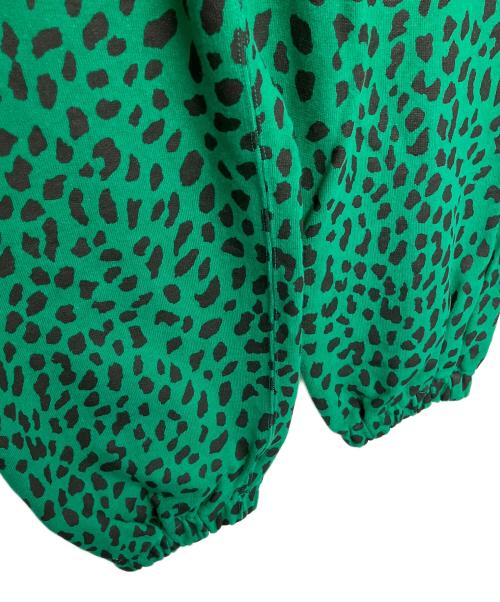 WACKO MARIA（ワコマリア）WACKO MARIA (ワコマリア) LEOPARD HEAVY WEIGHT SWEAT PANTS グリーン サイズ:Mの古着・服飾アイテム