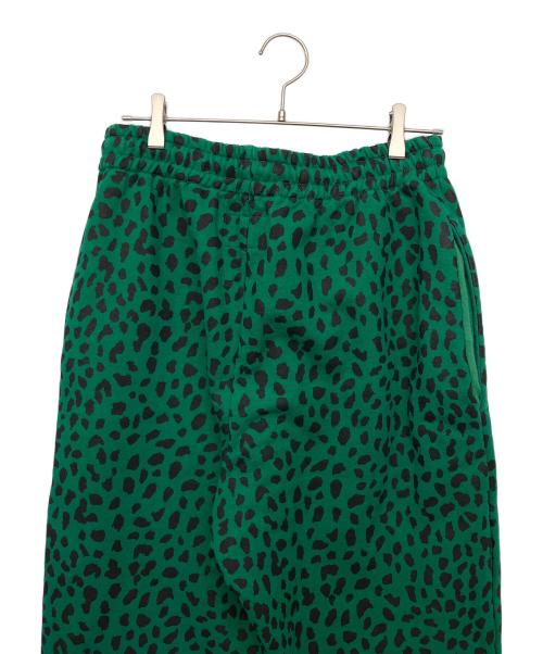 WACKO MARIA（ワコマリア）WACKO MARIA (ワコマリア) LEOPARD HEAVY WEIGHT SWEAT PANTS グリーン サイズ:Mの古着・服飾アイテム
