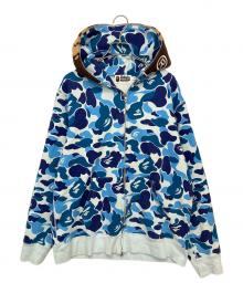 A BATHING APE（ア ベイシング エイプ）の古着「ジップパーカー」｜ブルー