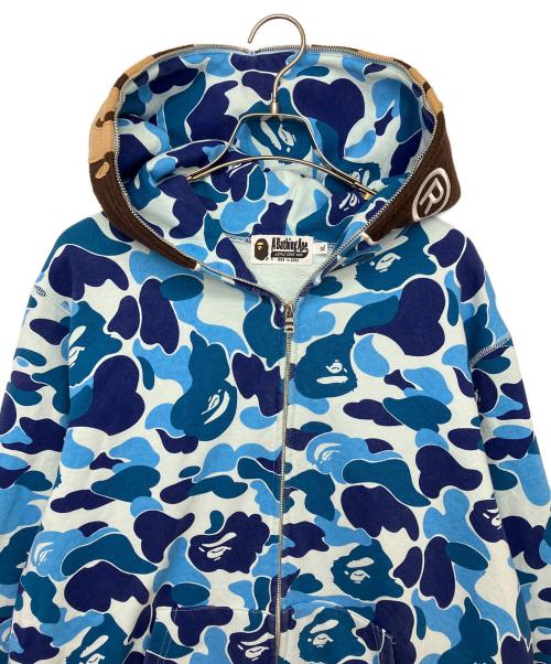 A BATHING APE（ア ベイシング エイプ）A BATHING APE (ア ベイシング エイプ) ジップパーカー ブルー サイズ:XLの古着・服飾アイテム