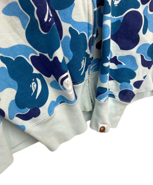 A BATHING APE（ア ベイシング エイプ）A BATHING APE (ア ベイシング エイプ) ジップパーカー ブルー サイズ:XLの古着・服飾アイテム