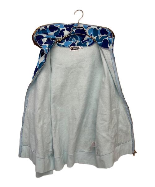 A BATHING APE（ア ベイシング エイプ）A BATHING APE (ア ベイシング エイプ) ジップパーカー ブルー サイズ:XLの古着・服飾アイテム