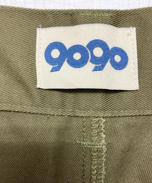 9090（9090）9090 (9090) ダブルニーワークパンツ グリーン サイズ:Lの古着・服飾アイテム