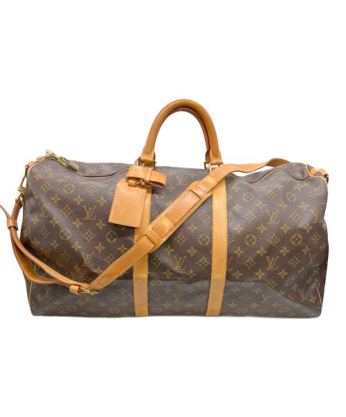 LOUIS VUITTON（ルイ ヴィトン）LOUIS VUITTON (ルイ ヴィトン) モノグラム キーポル・バンドリエール55 ブラウンの古着・服飾アイテム
