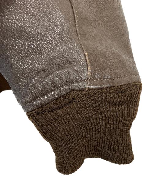 cooper（クーパー）cooper (クーパー) レザージャケット ブラウン サイズ:40Rの古着・服飾アイテム