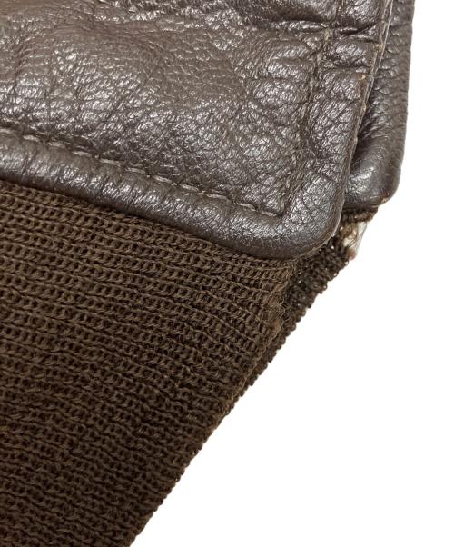 cooper（クーパー）cooper (クーパー) レザージャケット ブラウン サイズ:40Rの古着・服飾アイテム