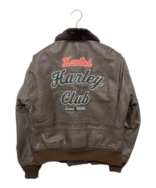 cooper（クーパー）cooper (クーパー) レザージャケット ブラウン サイズ:40Rの古着・服飾アイテム