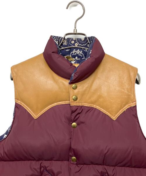 RockyMountainFeatherBed（ロッキーマウンテンフェザーベッド）RockyMountainFeatherBed (ロッキーマウンテンフェザーベッド) ダウンベスト レッド サイズ:38の古着・服飾アイテム