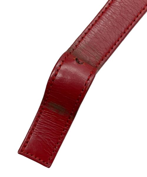 GUCCI（グッチ）GUCCI (グッチ) ワンショルダーバッグ レッド×ベージュの古着・服飾アイテム