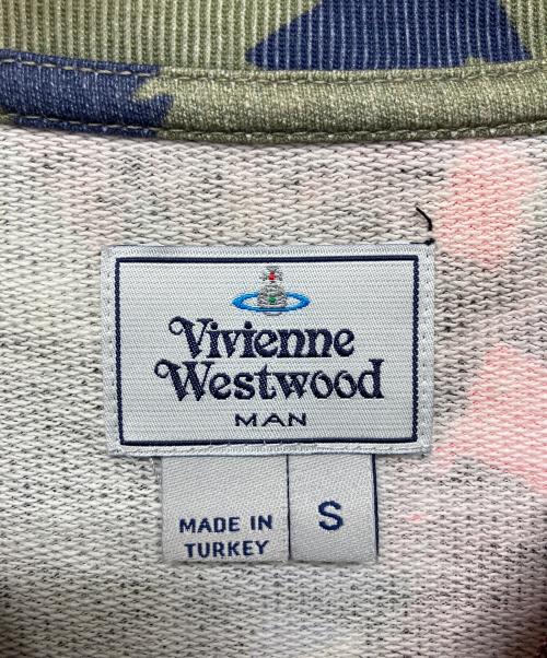 Vivienne Westwood（ヴィヴィアンウエストウッド）Vivienne Westwood (ヴィヴィアンウエストウッド) 長袖カットソー ブラウン×レッド サイズ:Sの古着・服飾アイテム
