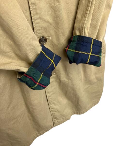 POLO RALPH LAUREN（ポロ・ラルフローレン）POLO RALPH LAUREN (ポロ・ラルフローレン) リバーシブルコート ベージュ×マルチカラー サイズ:L　の古着・服飾アイテム