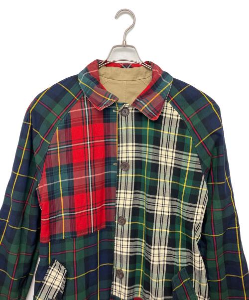 POLO RALPH LAUREN（ポロ・ラルフローレン）POLO RALPH LAUREN (ポロ・ラルフローレン) リバーシブルコート ベージュ×マルチカラー サイズ:L　の古着・服飾アイテム