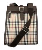 BURBERRYバーバリー）の古着「ノバチェック　ショルダーバッグ」｜ベージュ