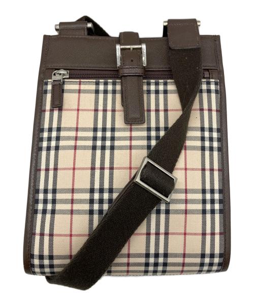 BURBERRY（バーバリー）BURBERRY (バーバリー) ノバチェック　ショルダーバッグ ベージュの古着・服飾アイテム