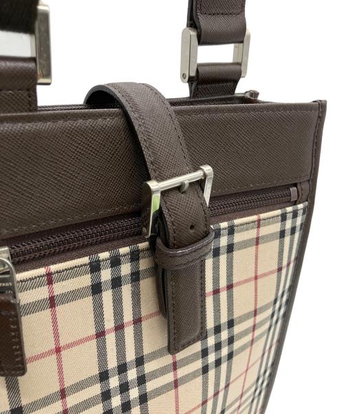 BURBERRY（バーバリー）BURBERRY (バーバリー) ノバチェック　ショルダーバッグ ベージュの古着・服飾アイテム