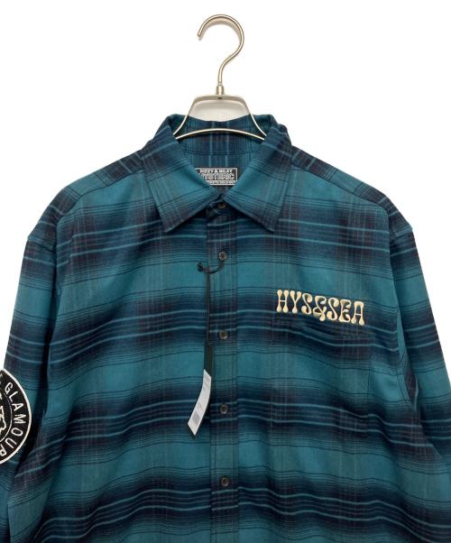 Hysteric Glamour（ヒステリックグラマー）Hysteric Glamour (ヒステリックグラマー) WIND AND SEA (ウィンダンシー) 長袖シャツ グリーン サイズ:Lの古着・服飾アイテム