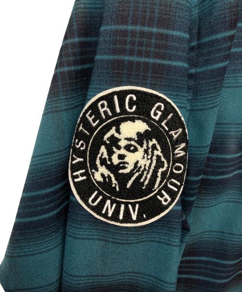 Hysteric Glamour（ヒステリックグラマー）Hysteric Glamour (ヒステリックグラマー) WIND AND SEA (ウィンダンシー) 長袖シャツ グリーン サイズ:Lの古着・服飾アイテム