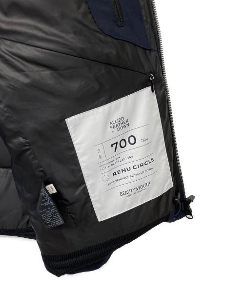 BEAUTY&YOUTH（ビューティーアンドユース）BEAUTY&YOUTH (ビューティーアンドユース) ダウンジャケット ネイビー サイズ:Sの古着・服飾アイテム