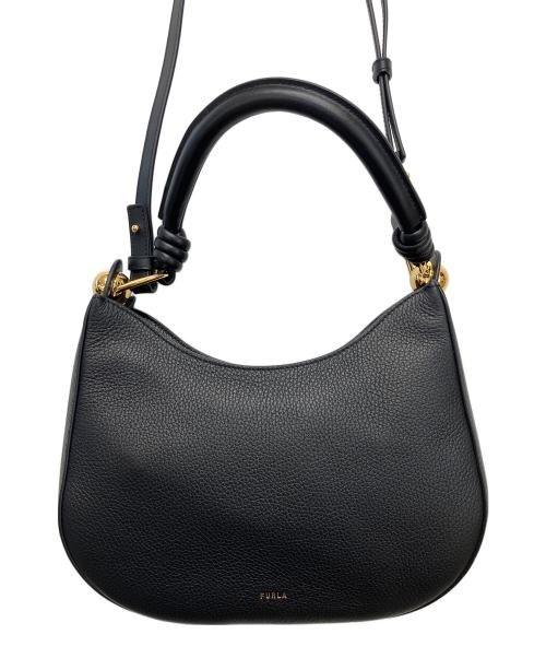 FURLA（フルラ）FURLA (フルラ) 2WAYショルダーバッグ ブラックの古着・服飾アイテム