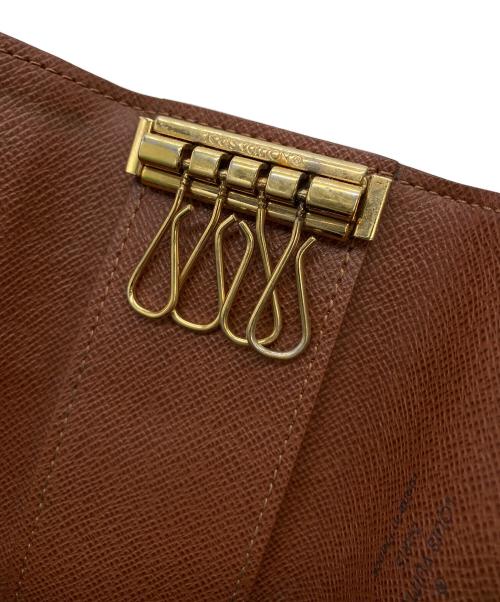 LOUIS VUITTON（ルイ ヴィトン）LOUIS VUITTON (ルイ ヴィトン) モノグラム ミュルティクレ 4 キーケース ブラウンの古着・服飾アイテム