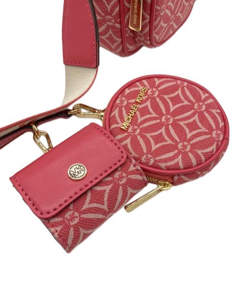 MICHAEL KORS（マイケル・コース）MICHAEL KORS (マイケル・コース) ショルダーバッグ ピンクの古着・服飾アイテム