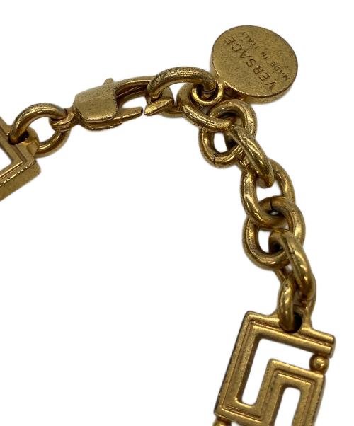 VERSACE（ヴェルサーチェ）VERSACE (ヴェルサーチェ) グレカブレスレットの古着・服飾アイテム