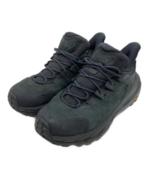 HOKAONEONE（ホカオネオネ）HOKAONEONE (ホカオネオネ) KAHA2 LOW GTX  ブラック×グリーン サイズ:27.5㎝の古着・服飾アイテム