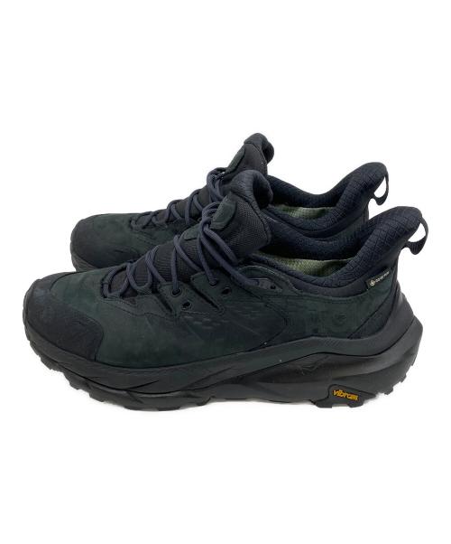 HOKAONEONE（ホカオネオネ）HOKAONEONE (ホカオネオネ) KAHA2 LOW GTX  ブラック×グリーン サイズ:27.5㎝の古着・服飾アイテム