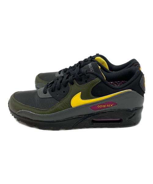 NIKE（ナイキ）NIKE (ナイキ) Air Max 90 GORE-TEX Cargo Khaki ブラック×イエロー サイズ:28cmの古着・服飾アイテム