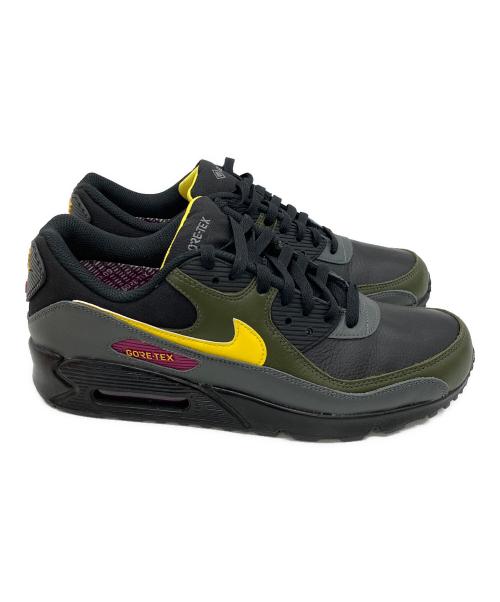 NIKE（ナイキ）NIKE (ナイキ) Air Max 90 GORE-TEX Cargo Khaki ブラック×イエロー サイズ:28cmの古着・服飾アイテム