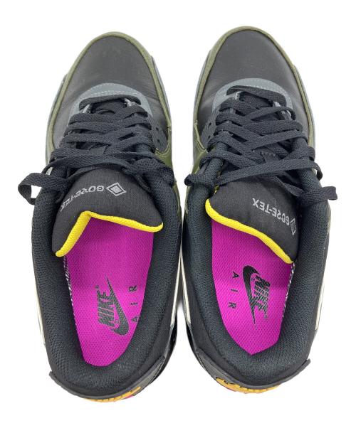 NIKE（ナイキ）NIKE (ナイキ) Air Max 90 GORE-TEX Cargo Khaki ブラック×イエロー サイズ:28cmの古着・服飾アイテム