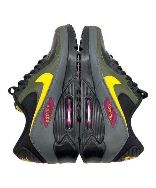 NIKE（ナイキ）NIKE (ナイキ) Air Max 90 GORE-TEX Cargo Khaki ブラック×イエロー サイズ:28cmの古着・服飾アイテム