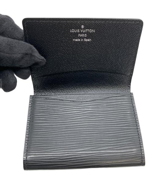 LOUIS VUITTON（ルイ ヴィトン）LOUIS VUITTON (ルイ ヴィトン) エピ カードケース ブラックの古着・服飾アイテム