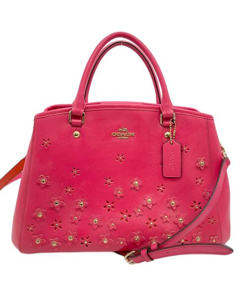 COACH（コーチ）COACH (コーチ) 2WAYバッグ ピンクの古着・服飾アイテム